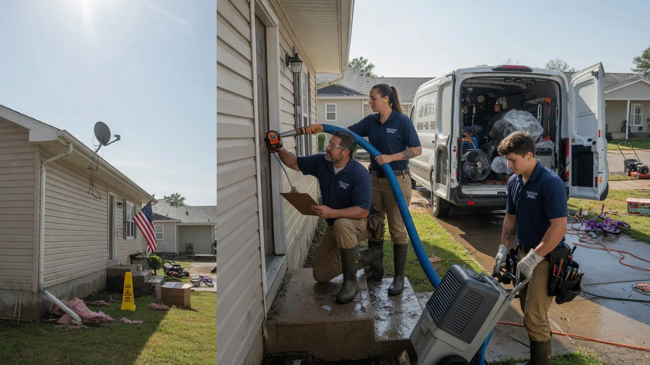Ceiling Water Damage Restoration in Mendon, OH near me