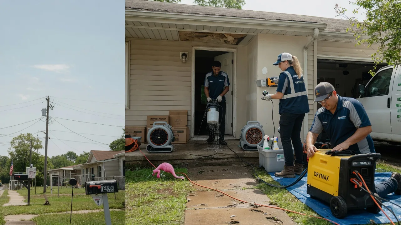 Storm Damage Water Removal in Mendon, OH near me